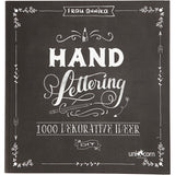 Handlettering – 1000 Ideen, Größe 22x23 cm, Stärke 2 cm, Seitenzahl 143, 1 Stück, dänischer Text