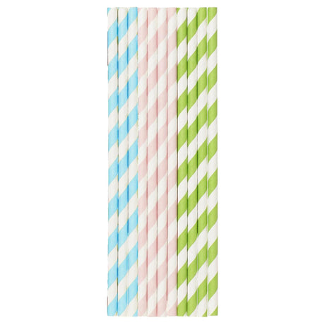 Duni Papierstrohhalme Pastell 20cm 25St