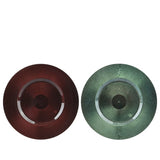 Kaemingk Deko-Tellerkappe, 2-farbig, sortiert, Durchmesser 33 cm x H. 1,5 cm | 6 Stück