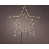 Mikro-LED-Leichtmetallstern, Außendurchmesser 58 cm x L. 0,6 cm