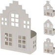 Haus 12cm 3ass weiß