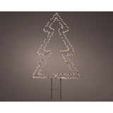 Mikro-LED-Baum aus Metall, Außenlänge 1 cm x B. 45 cm x H. 60 cm