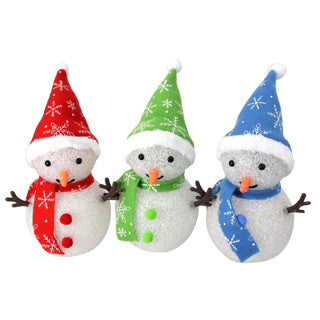 Keine Marken-Schneemann-LED 3xaaa 20cm