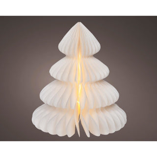 Kaemingk Micro LED Tree Paper Steady Indoor FSC Mix 100 % Durchmesser 24 cm x H. 28 cm | 2 Stk