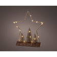 Micro led tafellamp jute steady binnenl.8.5cm x w.29cm x h.32cm | 2 stuks