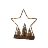 Micro led tafellamp jute steady binnenl.8.5cm x w.29cm x h.32cm | 2 stuks