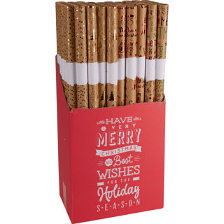 Geschenkpapier 70x200cm 4-fach sortiert d | 50 Stück
