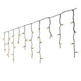 Led icicle lights 8 functie twinkel effect buiten l.500cm | 2 stuks