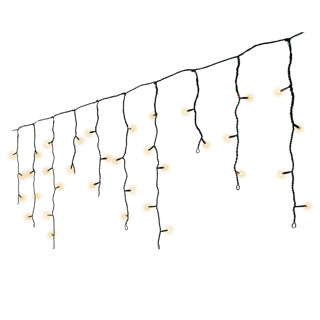 Led icicle lights 8 functie twinkel effect buiten l.500cm | 2 stuks