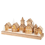 LED-Landschaft aus Sperrholz, innen stabil, L. 8 cm x B. 30 cm x H. 13,5 cm