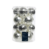 Kaemingk Weihnachtskugeln Glas glänzend, matt mixdia8cm