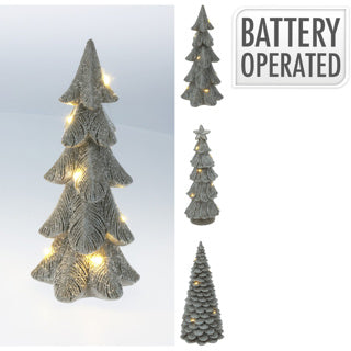 Weihnachtsbaum mit LED 21cm 3ass Design