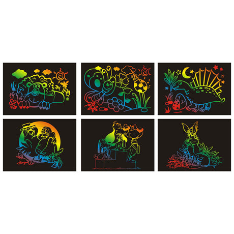 Kreative Kinder kratzen Kunsttiere