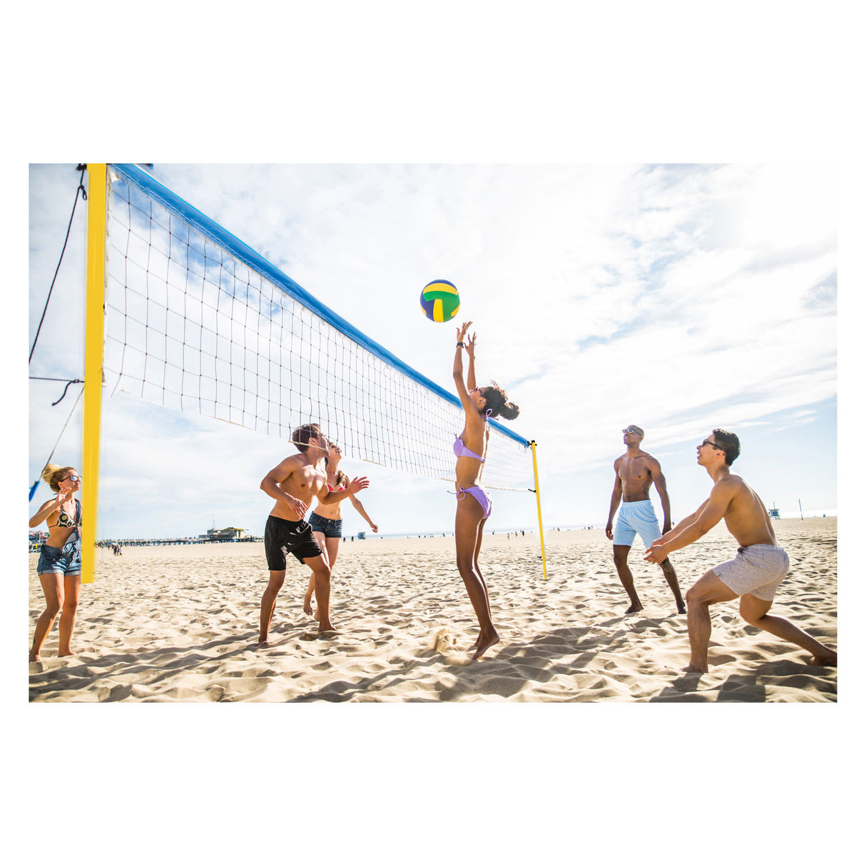 Scatch-Volleyball- und Badminton-Set