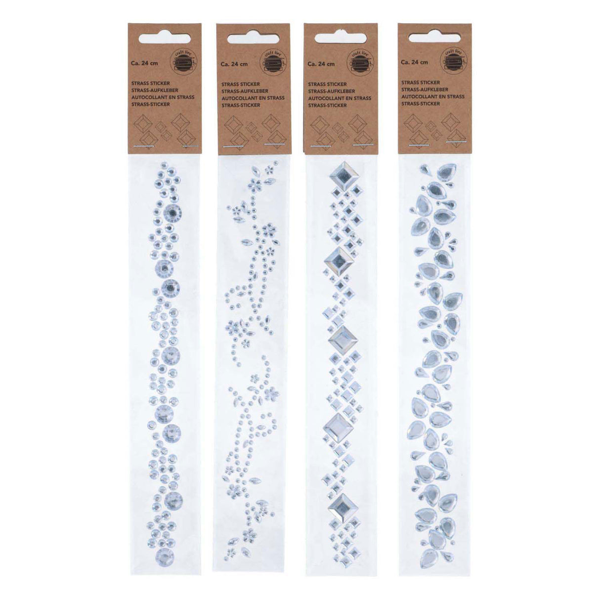 Strass-Sticker-Girlande