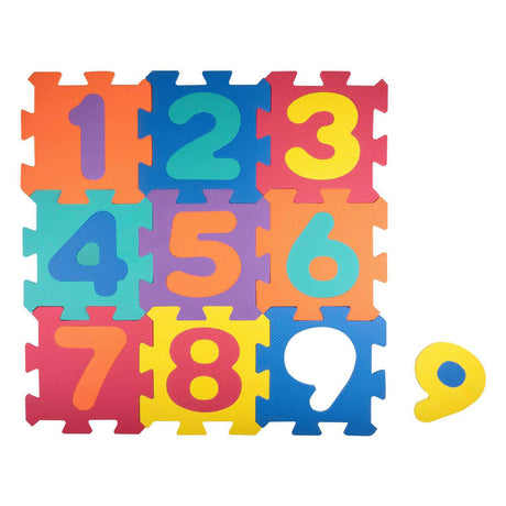 Let's Play Spielmatten-Schaumstofffiguren, 9-tlg.