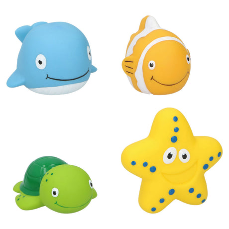 Eddy Toys Badespielzeug Meerestier (4 Stück)