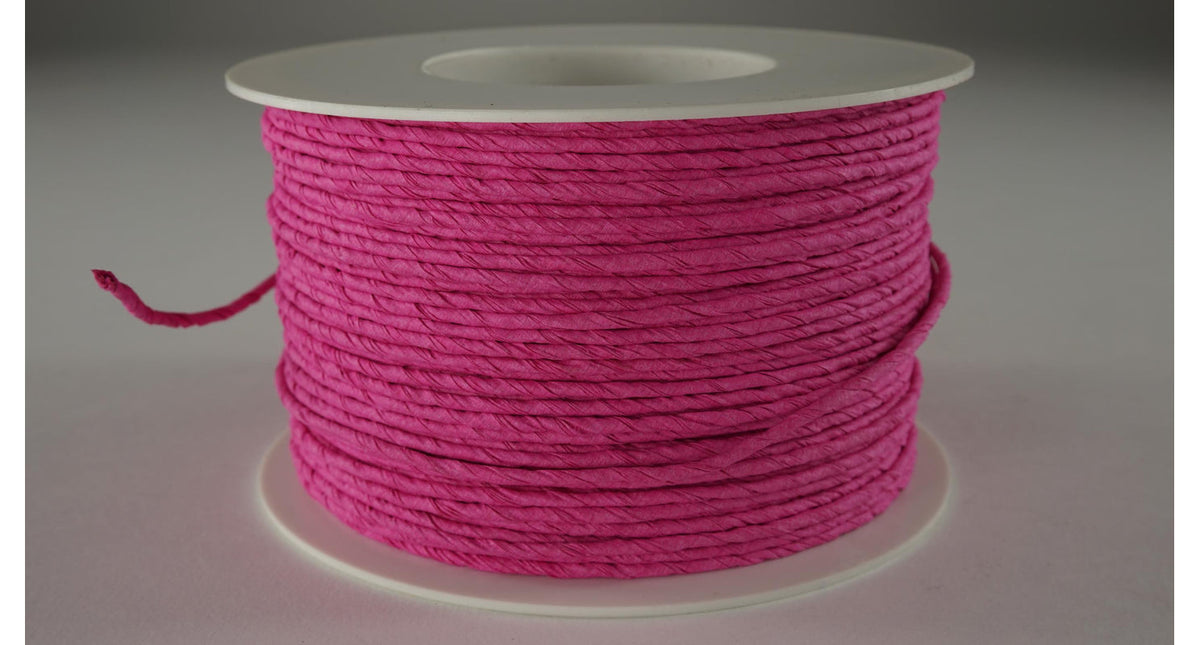 Papierdraad 100 meter rol pink