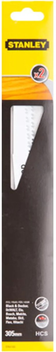 Stanley Recipro 305 mm Holz-Kunststoff – 2 Stück