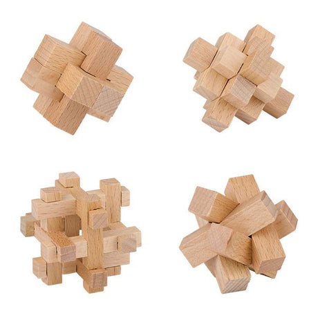 Gehirnpuzzle aus Holz