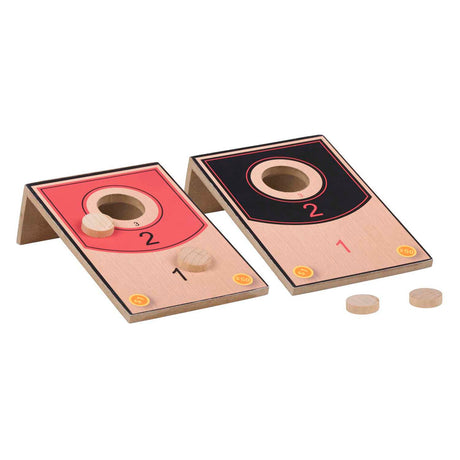 Cornhole-Tisch aus Holz, 2 Spieler
