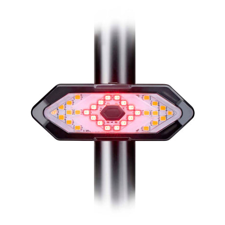 Dunlop Fahrradlampe mit Fahrtrichtungsanzeiger