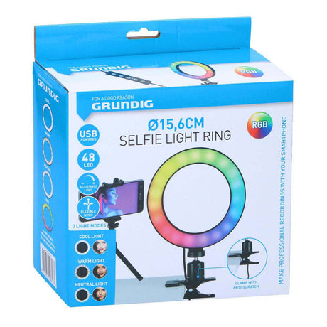 Grundig Selfie-Lichtring 48LED – 15,6 cm