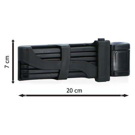 Fahrradausrüstung Faltschloss schwere Qualität 85cm
