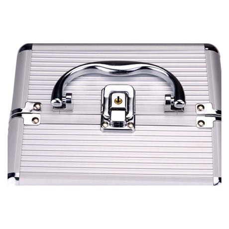 Make-up-Koffer aus Metall - Beauty Case - 18x15cm