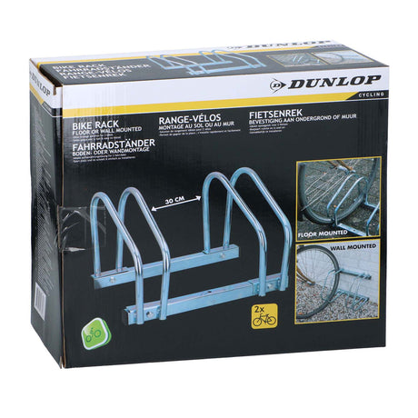 Dunlop Fahrradständer Bodenwand, 2 Fahrräder