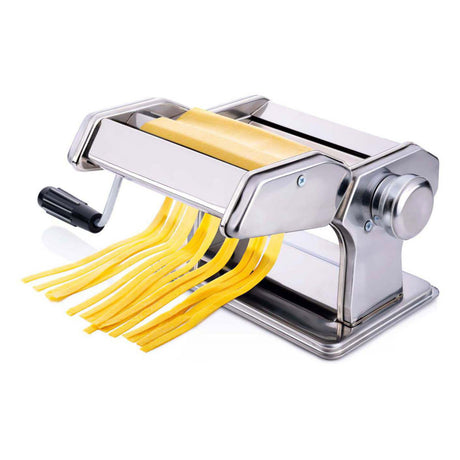 Alpina Nudelmaschine Bedienungsanleitung – Edelstahl – Tischklemme – Spaghetti, Ravioli, Lasagne