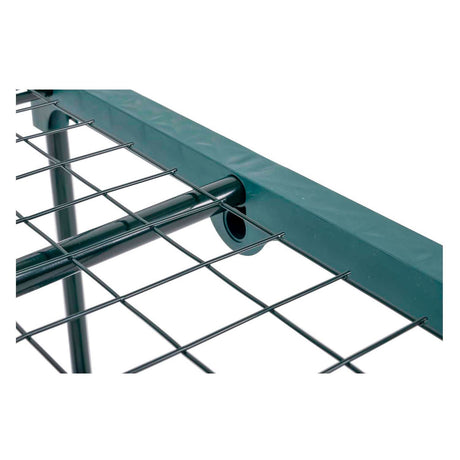 Kinzo-Gewächshaus – Gewächshaus für den Garten, 69 x 49 x 125 cm – Anzuchtbox mit 3 Etagen – transparentes Gewächshaus-Design mit Reißverschluss – Gewächshaus für den Gemüseanbau – grün