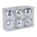Discokugel-Weihnachtshänger - 6 Stk.