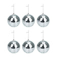 Discokugel-Weihnachtshänger - 6 Stk.