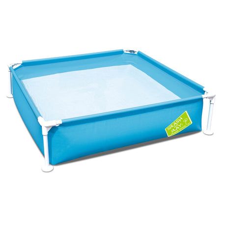 Bestway-Schwimmbecken mit Stahlrahmen, 122 x 122 x 30,5 cm