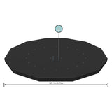 Bestway Plane rund, 360 366 cm
