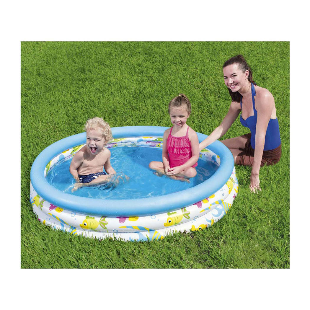 Bestway Kinderbecken rund um das Korallenriff-Crew-Crew-Spielbecken 122