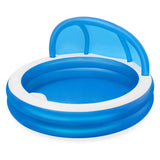 Bestway Family Pool um Sommertage mit UV -Markise, 241 cm