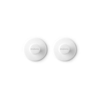 Brabantia Renew Handtuchhaken, 2er-Set – weiß | 2 Stk