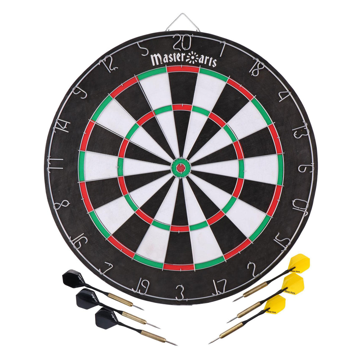 Master Darts Dartboard mit Pfeilen