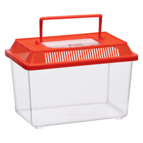 Markenlose Sans-Marque-Insektenbox mit Deckel – transparente Kunststoff-Insektenbox 1,8 Liter.