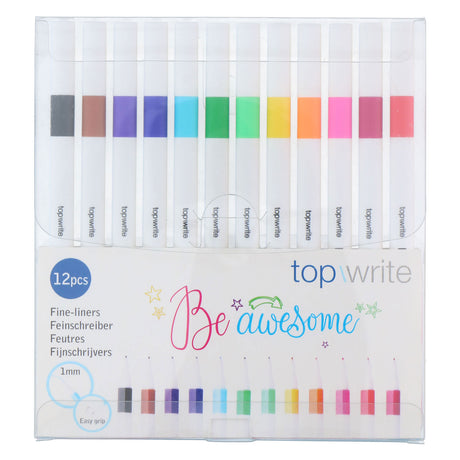 Fineliner Farbe, 12 Stk.