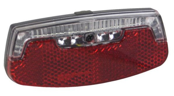 Qtcycletech qt Rücklicht 2-LED 80 mm Montage inklusive Batterien auf Karte 0100905