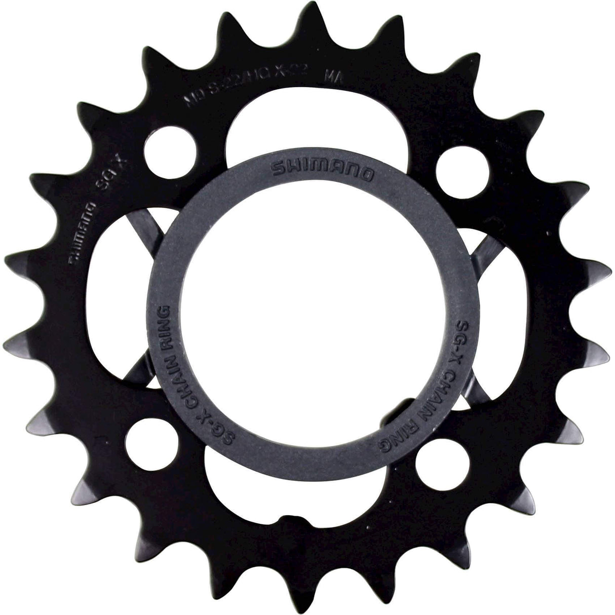 Shimano-Kette Top 22T FC-M391 Schwarz