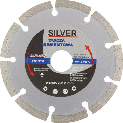 Silver diamantschild 230 segment .