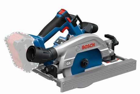 Bosch Blue Bosch Professional GKS 18V-57-2 GX – Kreissäge – ohne Akku und Vorfach – inklusive Parallelführung – Sägeblatt