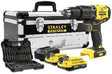 Stanley schroevendraaier v20 sfmcd715d2f 60nm 2x2,0ah +50acc metalen doos