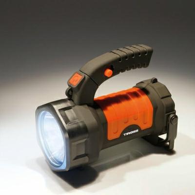 Tiross zaklamp opladen 3w led+3w kolf