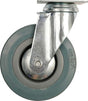 Vorel wieldraaiers van grijs rubber 75mm