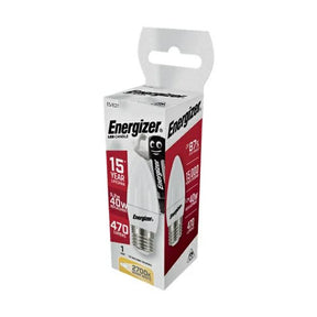 Energizer kaarslamp 4,2w 40w e27 470lm warmtekleur
